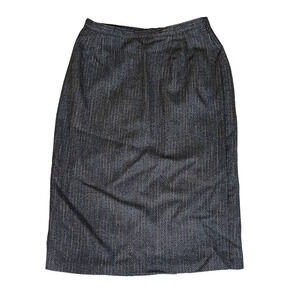 Casablanca‎ Women's Size 14 Black Multicolor Button Detail Lined Pencil Skirt